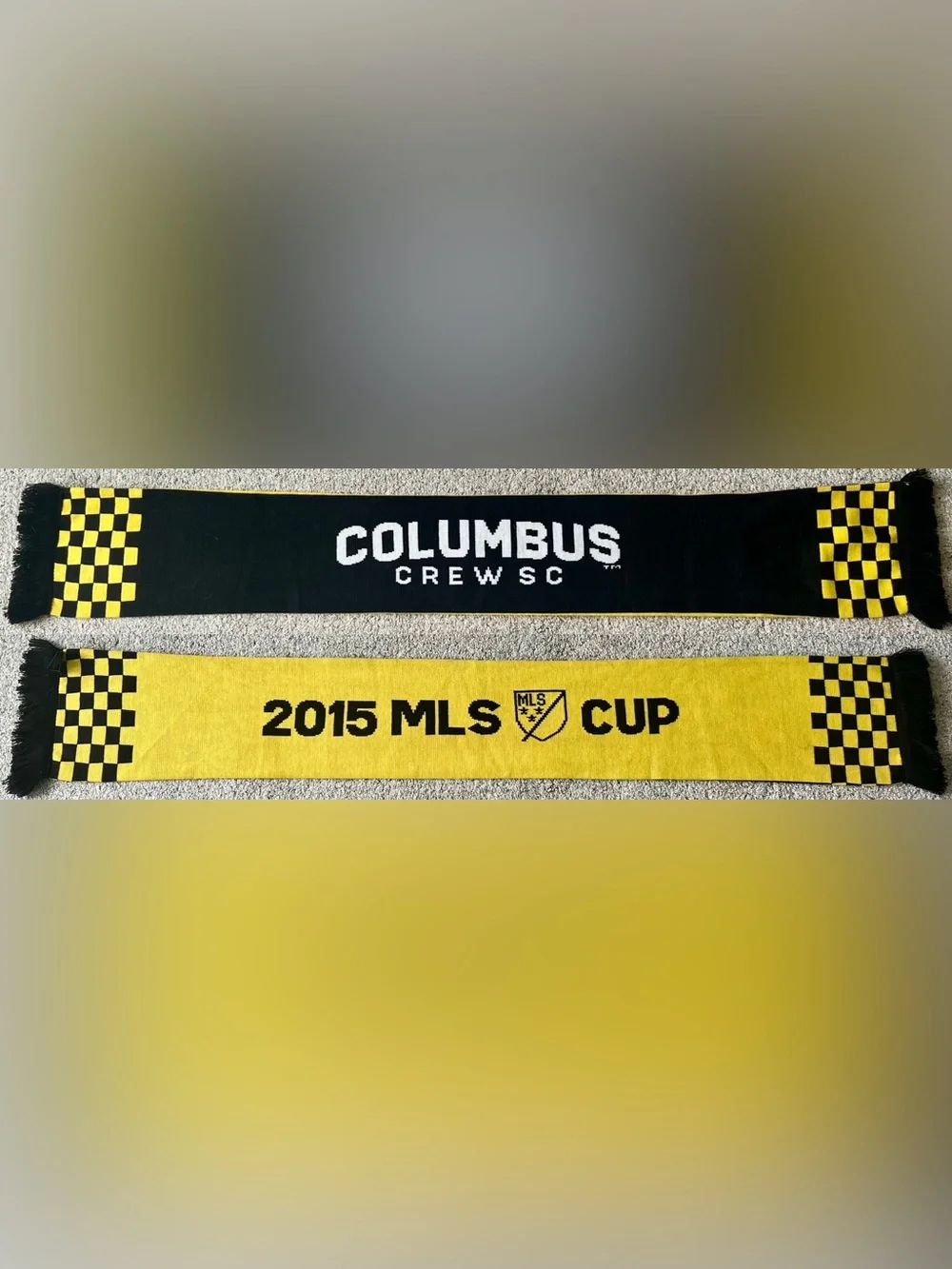 Columbus Crew 2015 MLS Cup Soccer Scarf